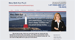 Desktop Screenshot of marybethkurlaw.com